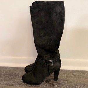 Null Impo Stretch Oath Women’s Black Boots Size 9 Over the Knee